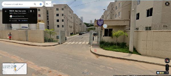 Apartamento em Belford Roxo, Santa Amelia, Rua Belo Horizonte, N. 855, Apto 104, Bl 16, Lt 02, RJ. Área: 43.29m2