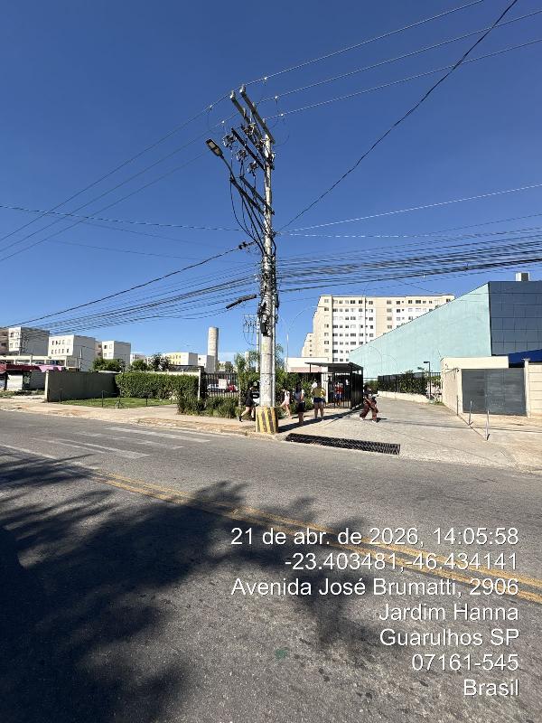 Apartamento em Guarulhos, Lavras, Avenida Jose Brumatti, N. 2856, Apto 06, Bl 03, SP. Área: 40.23m2