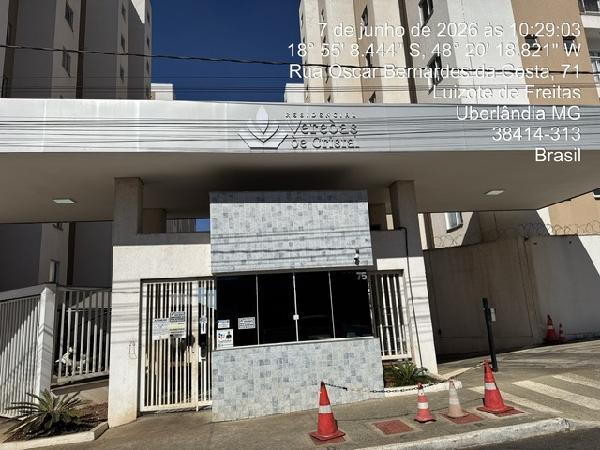 Apartamento em Uberlândia, Luizote De Freitas, Rua Oscar Bernardes Da Costa, N. 75, Apto 708, Bl B, MG. Área: 51.69m2