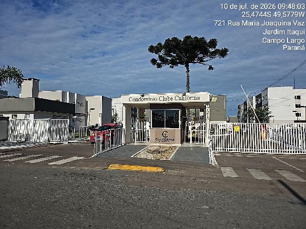 Apartamento em Campo Largo, Jardim Itaqui, Rua Maria Joaquina Vaz, N. 721, Apto 106, Bl 10 Vg 54, PR. Área: 40m2