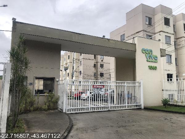 Apartamento em Nova Iguaçu, Ponto Chic, Estrada Velha De Santa Rita, N. 1060, Apto 403, Bl 13, RJ. Área: 42.61m2