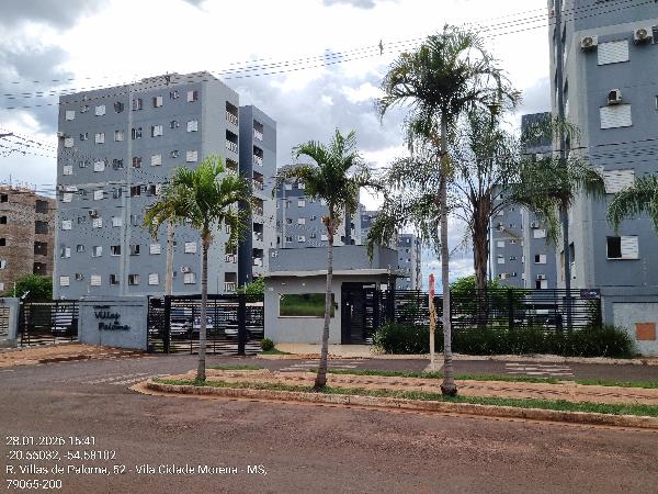 Apartamento em Campo Grande, Vila Cidade Morena, Rua Villas De Paloma, N. 52, Apto 254, Bl 200, MS. Área: 54.45m2