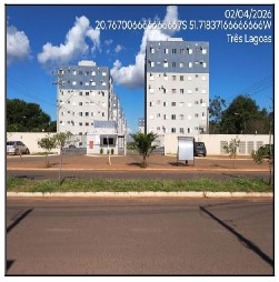 Apartamento em Três Lagoas, Est Coimbra Mundim, Rua Urias Ribeiro, N. 2746, Apto 501, Bloco 500 Terreo, MS. Área: 54.45m2