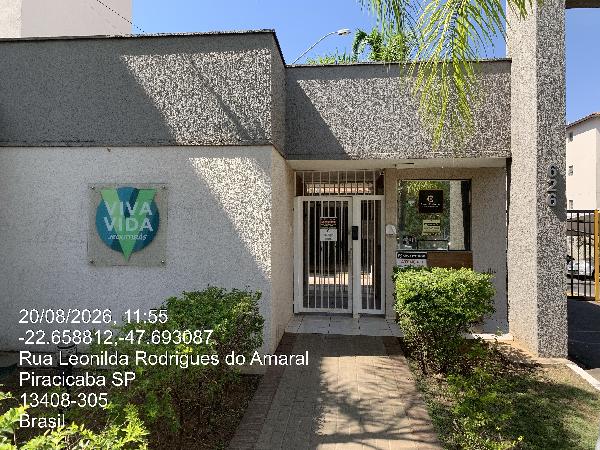 Apartamento em Piracicaba, Vila Sonia, Rua Leonilda Rodrigues Do Amaral, N. 626, Apto 303, Bl 08, SP. Área: 43.01m2 Apartamento em Piracicaba, Vila Sonia, Rua Leonilda Rodrigues Do Amaral, N. 626, Apto 303, Bl 08, SP. Área: 43.01m2