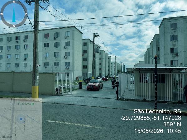 Apartamento em São Leopoldo, Santos Dumont, Rua Ricardo Joao Merker, N. 44, Apto 504, Bl 31, Lt Sn, Qd 2918,, RS. Área: 41.19m2