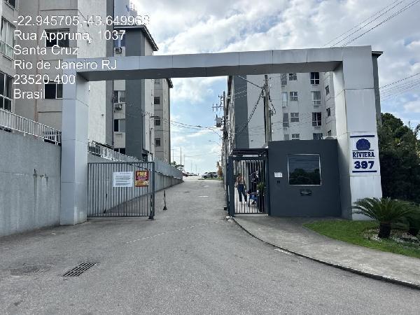 Apartamento em Rio de Janeiro, Santa Cruz, Rua Aporuna, N. 397, Apto 201, Bl 04  Vg 26, RJ. Área: 55.71m2