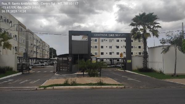 Apartamento em Várzea Grande, Centro-sul, R Santo Antonio, N. Sn, Apto 302, Bloco 05, MT. Área: 39.95m2