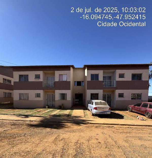 Apartamento em Cidade Ocidental, Mansoes Recreio Mossoro, Rua Oswaldo Cruz, N. Sn, Apto 108, Bl 01, Qd 03, Ch 15, GO. Área: 49.84m2