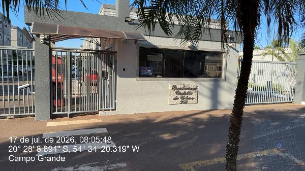 Apartamento em Campo Grande, Tiradentes, Rua Brasilandia, N. 950, Apto 303, Bl 07 Pav 3 Vaga 158, MS. Área: 46.78m2