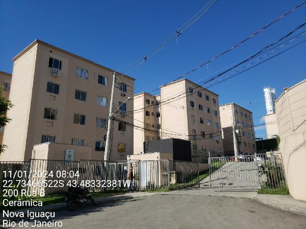Apartamento em Nova Iguaçu, Cerâmica, Rua B, N. 0, Apto 504, Bl 07, RJ. Área: 40.54m2