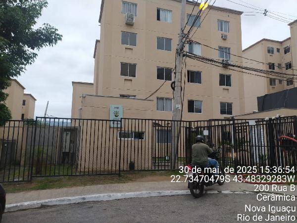 Apartamento em Nova Iguaçu, Cerâmica, Rua B, N. 200, Apto 501, Bl 09, RJ. Área: 40.54m2