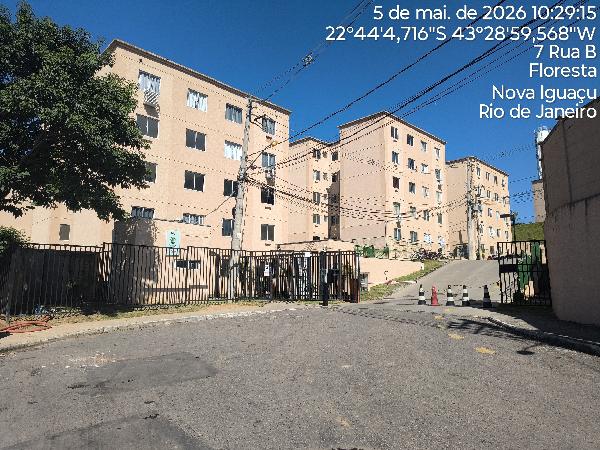 Apartamento em Nova Iguaçu, Ceramica, Rua B, N. 200, Apto 101, Bl 06, RJ. Área: 40.54m2