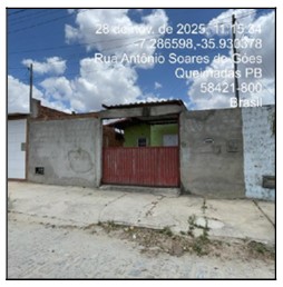 Casa em Campina Grande, Tres Irmas, Rua Antonio Soares De Goes, N. 495,, PB. Área: 50m2