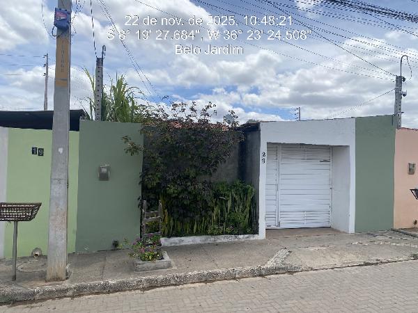 Casa em Belo Jardim, Euno Andrade Da Silva, Rua Ocilia Ferreira De Lima, N. 23, Lt 31 Qd 35, PE. Área: 46.3m2