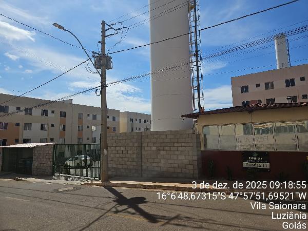 Apartamento em Luziânia, Loteamento Raquel Pimentel, Rua Rp5, N. Sn, Apto 401, Bl F, Qd 11, Lt 01, GO. Área: 46.23m2