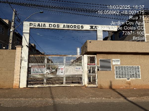 Apartamento em Valparaíso de Goiás, Jardim Ceu Azul, Avenida Anhanguera, N. Sn, Apto 201, Lt 11-A, Bl E, GO. Área: 44.77m2