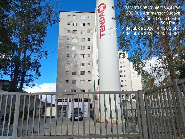 Apartamento em São Paulo, Guaianazes, Rua Agrimensor Sugaya, N. 1210, Apto 64, Bl 1, SP. Área: 41.56m2