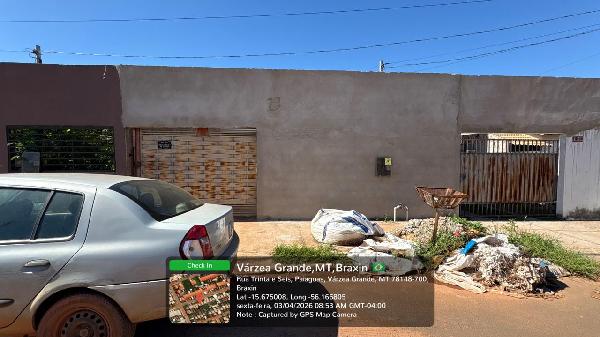 Casa em Várzea Grande, Paiaguas, Rua 36, N. Sn, Quadra 102, MT. Área: 50.83m2