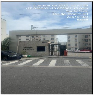 Apartamento em Rio de Janeiro, Santa Cruz, Rua Projetada A, N. 250, Apto 102, Bl 03, RJ. Área: 44.22m2