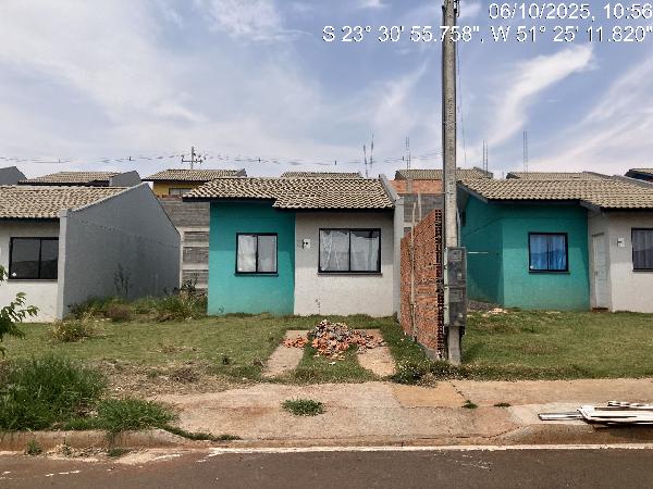 Casa em Apucarana, Conjunto Habitacional Solo Sagrado, Rua Projetada 13, N. Sn, Lt 10 Qd 02, PR. Área: 42.37m2