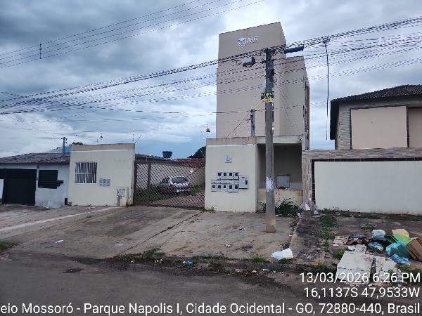 Apartamento em Cidade Ocidental, Parque Napolis A, Quadra Quadra 8, N. Sn, Apto 301, Lt 26 Qd 08 Vg 301, GO. Área: 50.77m2