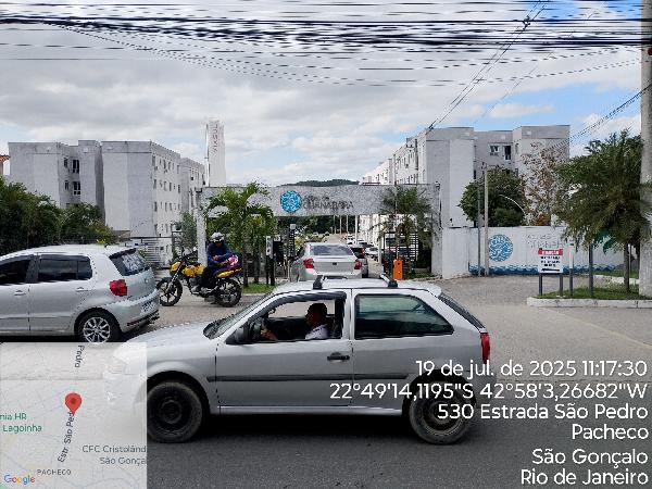 Apartamento em São Gonçalo, Pacheco, Estrada De Sao Pedro, N. 530, Apto 101, Bl 17, RJ. Área: 43.73m2