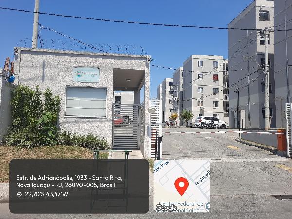 Apartamento em Nova Iguaçu, Figueiras, Rua Projetada A, N. 141, Apto 502, Bl 05, RJ. Área: 45.27m2