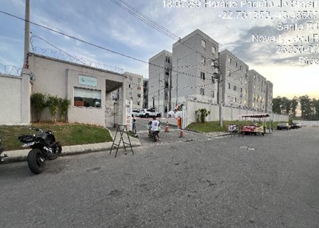 Apartamento em Nova Iguaçu, Figueiras, Rua Projetada A, N. 141, Apto 308, Bl 05, RJ. Área: 45.27m2