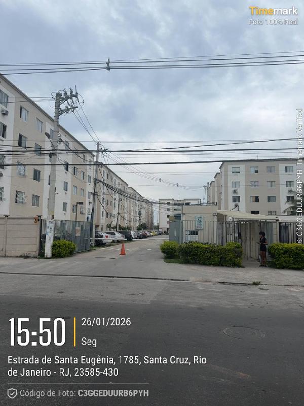 Apartamento em Rio de Janeiro, Santa Cruz, Estrada De Santa Eugenia, N. 2000, Apto 303, Bl 10, RJ. Área: 40.54m2