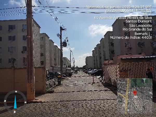 Apartamento em São Leopoldo, Santos Dumont, Ricardo JoÃO Merker, N. 44, Apto 501, Bl 30, RS. Área: 41.19m2