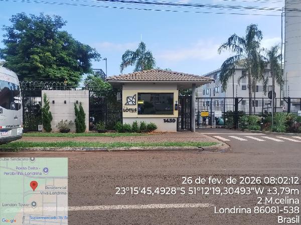 Apartamento em Londrina, Jardim Maria Celina, Avenida Rosalvo Marques Bonfim, N. 1450, Apto 14, And T Tp 01 Bl 01, PR. Área: 46.97m2