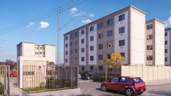 Apartamento em Rio de Janeiro, Santa Cruz, Rua Compositor Tunai (Antiga Rua Projetada 1), N. 115, Apto 104, Bl 04, RJ. Área: 40.54m2