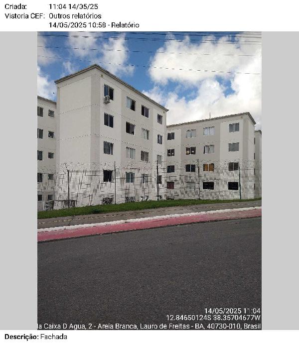 Apartamento em Salvador, Areia Branca, Rua Viver Salvador, N. 924, Apto 302, Bl 06, BA. Área: 40.53m2