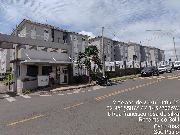 Apartamento em Campinas, Recanto Do Sol I, Rua Severino Alves Batista, N. 593, Apto 11, Bl 06, SP. Área: 47.22m2