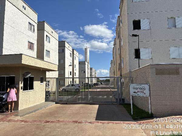 Apartamento em Londrina, Conjunto Semiramis Barros Braga, Rua Eloy Mello Guides, N. 45, Apto 302, Bl 13, 3º Pavimento, Vaga Nº 250, PR. Área: 43.31m2