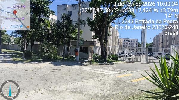 Apartamento em Rio de Janeiro, Santa Cruz, Estrada Da Pedra, N. 2243, Apto 503, Bl 01, RJ. Área: 41.19m2