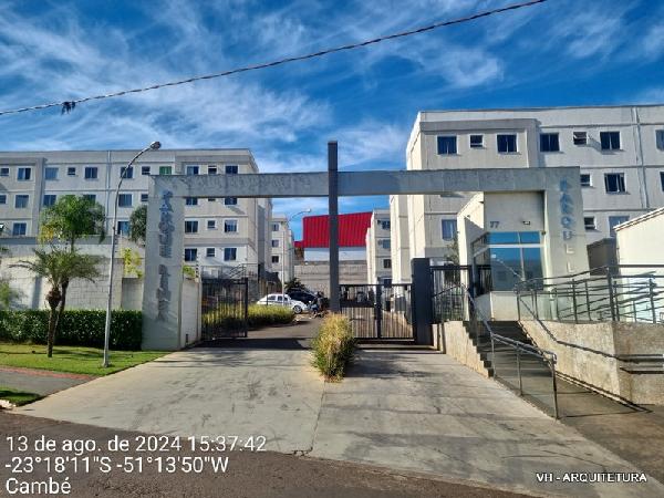 Apartamento em Cambé, Parque Residencial Ana Rosa, Avenida Antonio Raminelli, N. 77, Apto 401, Bl 05, PR. Área: 38.4m2