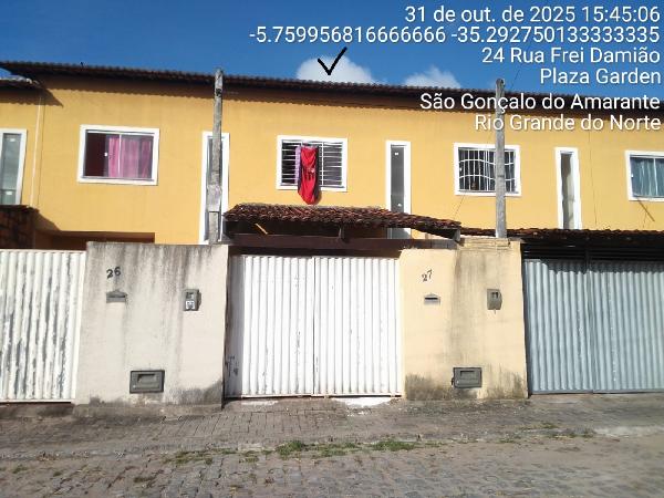 Casa em São Gonçalo do Amarante, Olho D'agua, Rua Frei Damiao, N. 160, Cs 27, Qd 24, RN. Área: 59.98m2