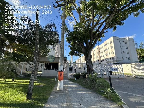 Apartamento em Rio de Janeiro, Santa Cruz, Estrada Da Pedra, N. 2243, Apto 412, Bl 1, RJ. Área: 41.27m2