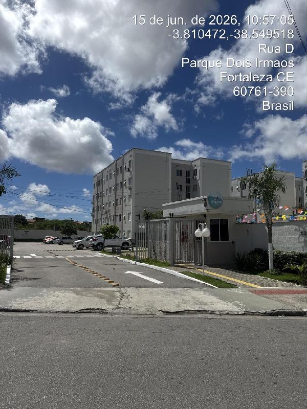 Apartamento em Fortaleza, Parque Dois Irmaos, Rua D, N. 127, Apto 503, Bl 06, CE. Área: 42.64m2
