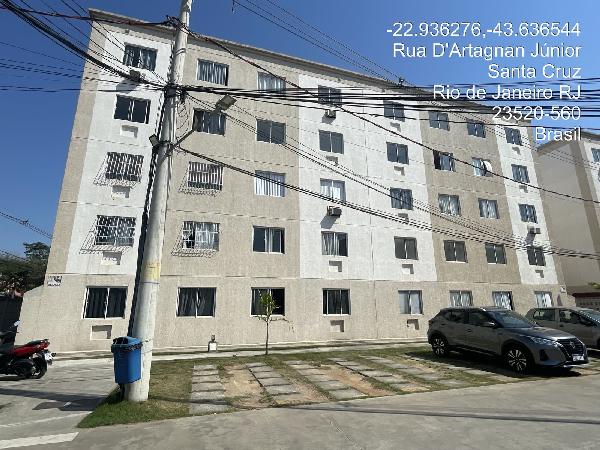 Apartamento em Rio de Janeiro, Santa Cruz, Estrada De Santa Eugenia, N. 2000, Apto 501, Bl 12, RJ. Área: 41m2