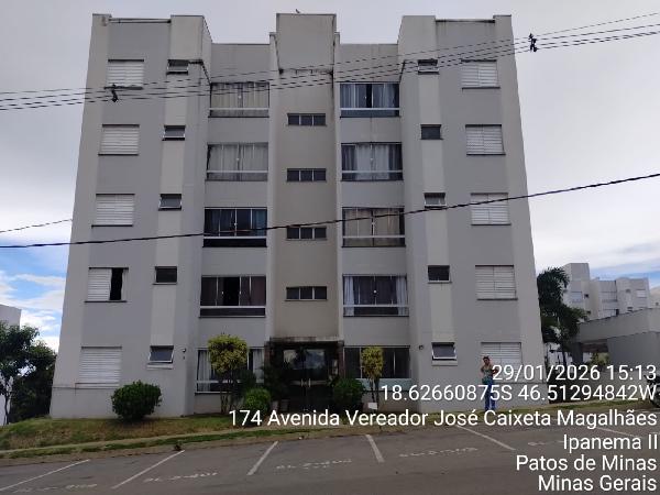 Apartamento em Patos de Minas, Ipanema, Avenida Vereador Jose Caixeta Magalhaes, N. 174, Apto 502, T 11, MG. Área: 47.01m2