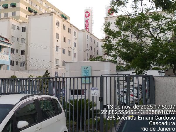 Apartamento em Rio de Janeiro, Cascadura, Avenida Ernani Cardoso, N. 237, Apto 207, Bl 08, RJ. Área: 40m2