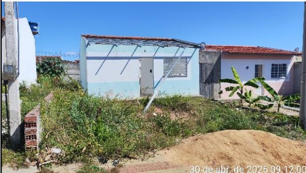 Casa em Belo Jardim, Euno Andrade Da Silva, Rua Geraldo Bezerra Da Silva, N. 48, Lot 12 Qd 32, PE. Área: 46.3m2