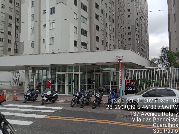 Apartamento em Guarulhos, Vila Das Bandeiras, Avenida Rotary, N. 1520, Apto 62, 6º Andar, Torre 5, SP. Área: 36.09m2