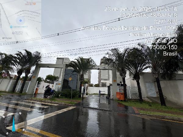 Apartamento em Anápolis, Jardim Alexandrina, Avenida Dona Albertina De Pina, N. Sn, Apto 304, Bl 03  Lt 05 Qd 37, GO. Área: 53.45m2