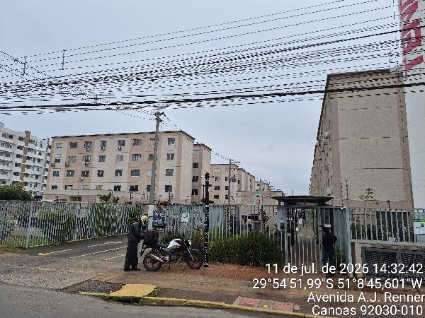Apartamento em Canoas, Estancia Velha, Rua A J Renner, N. 1362, Apto 201, Bl 09, RS. Área: 41.19m2