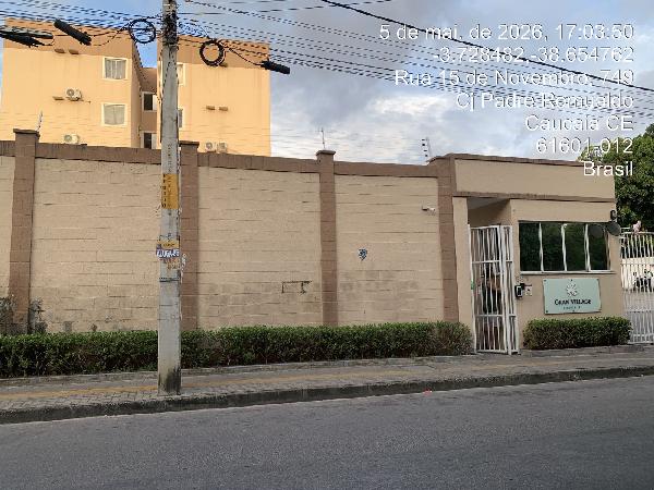 Apartamento em Caucaia, Itambe, Rua Francisco Jose Forte, N. 951, Apto 105, Bl 01, Tipo 2q, Pavimento Terreo., CE. Área: 44.04m2