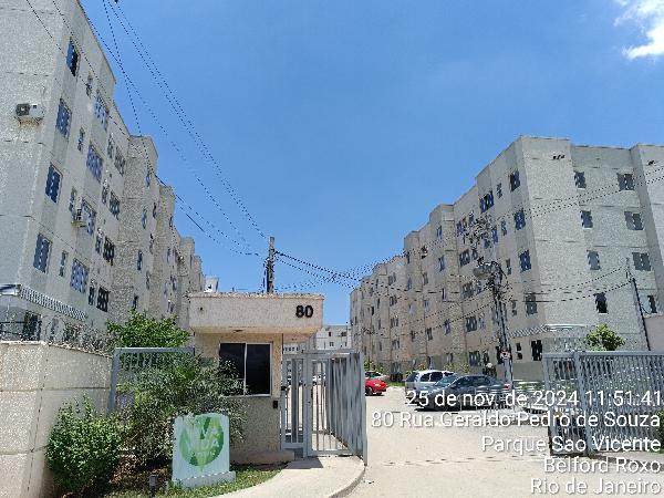 Apartamento em Belford Roxo, Sao Vicente, Rua Sargento Geraldo Pedro De Souza, N. 80, Apto 409, Bl 04, RJ. Área: 41.18m2