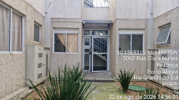 Apartamento em Porto Alegre, Restinga, Rua Sabino Pereira Nunes, N. 931, Apto 504, Bl 22, RS. Área: 40.99m2